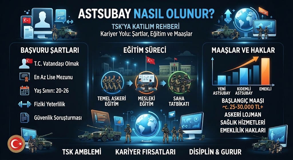 Astsubay Nasıl Olunur? Eğitim Süreci, Maaşları ve Şartları Nelerdir?