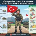 Sözleşmeli Er Olmak İçin Gereken Şartlar ve Avantajları Nelerdir?