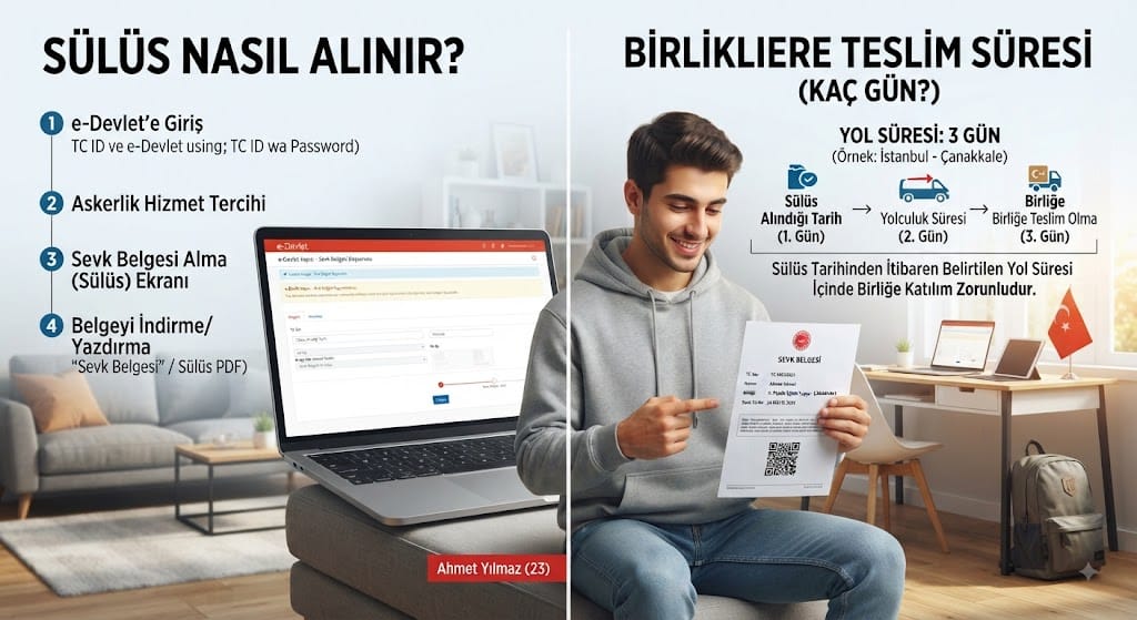 Sülüs (Sevk Belgesi) Nasıl Alınır ve Birliklere Teslim Süresi Kaç Gündür?