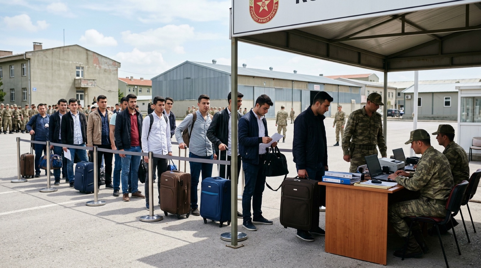 Bedelli askerlik yükümlülerinin birliğe ilk gün teslim olması ve kayıt sırası